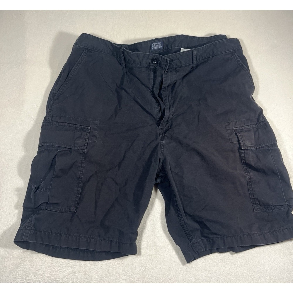 Levis Shorts Adult 44 Black Cargo Cotton Pockets Mens